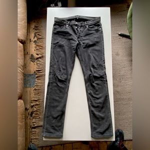 APC slim straight dark grey jeans size 31
